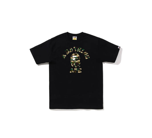 BAPE 1st Camo College Tee ‘Black Yellow’