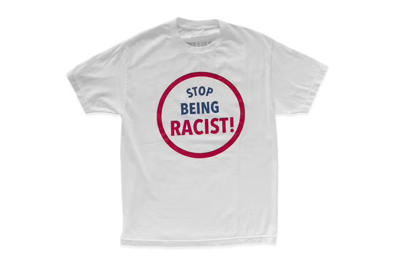 Gallery Dept. Stop Being Racist Tee White