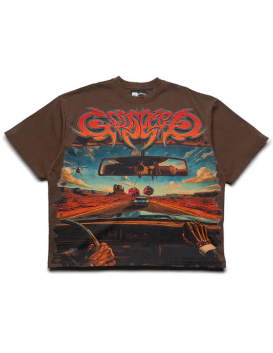 Godspeed On The Run Tee Mocha