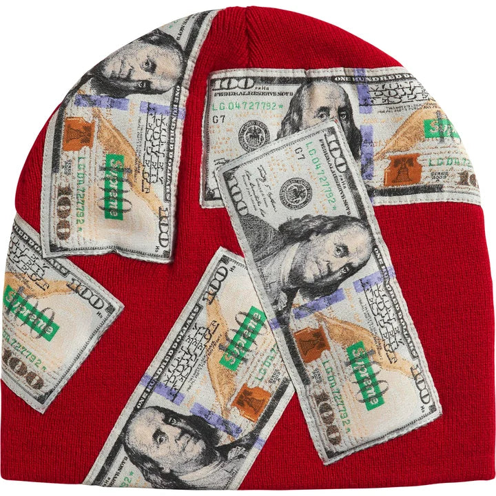 Supreme Money Beanie Red