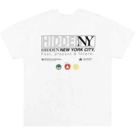 Hidden NY Stock Exchange White Tee