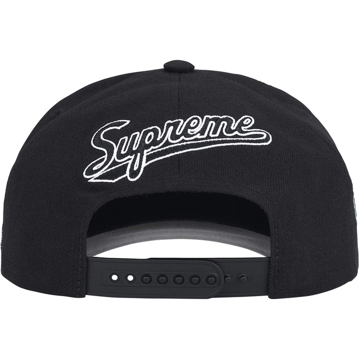 Supreme World Famous S Logo 6-Panel Hat Black