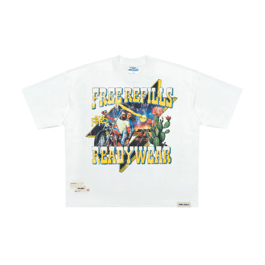 Free Refills Davidson Tee Off White