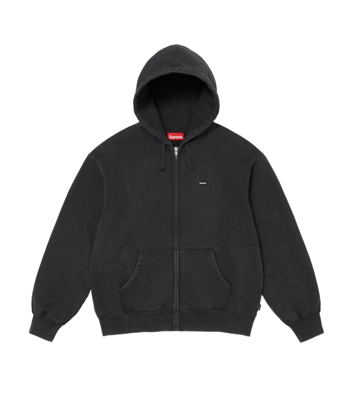 Supreme Small Box Logo Zip Up Hooded Sweatshirt Black (FW26)