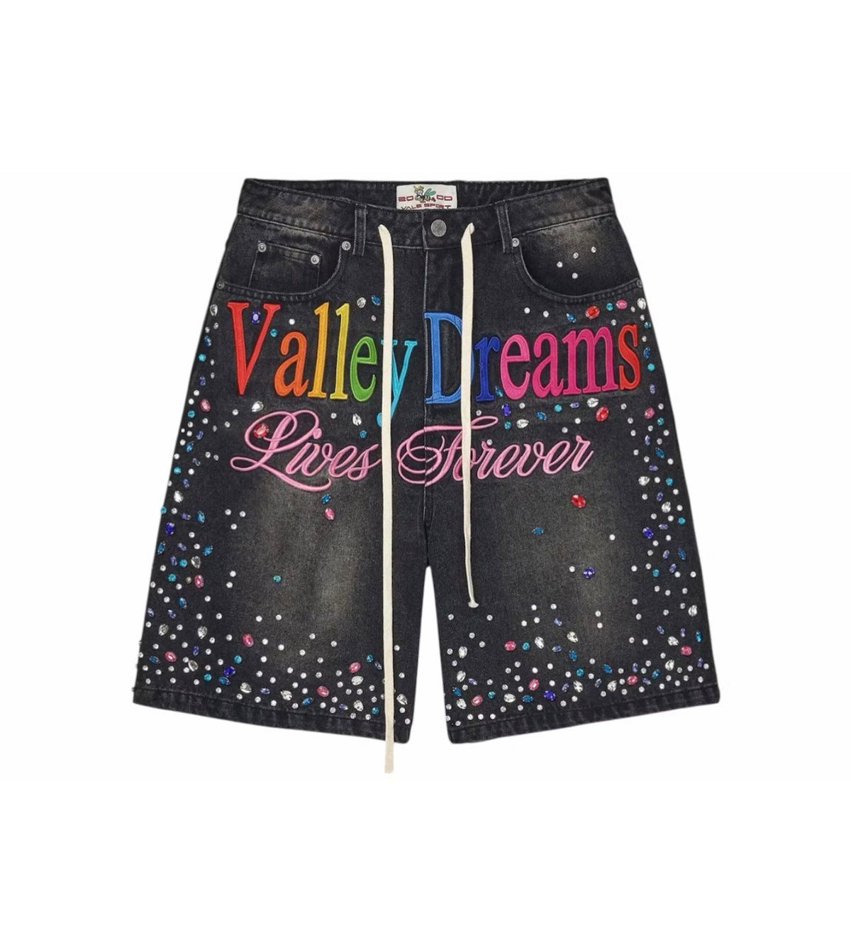 Vale Forever Ice Cream Jorts Black