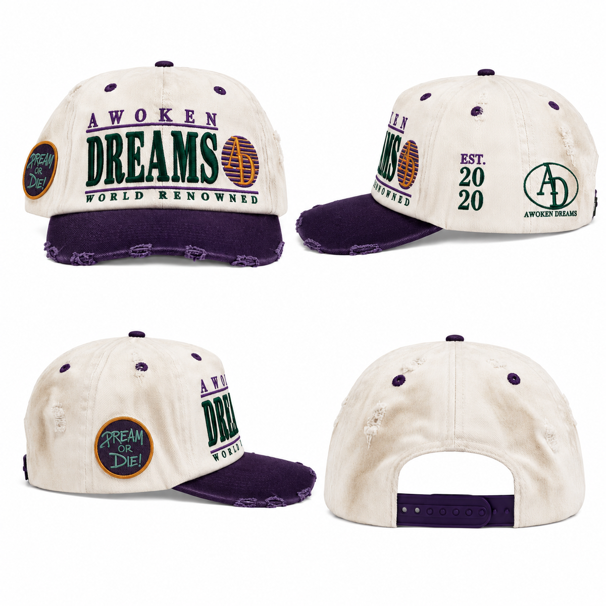 Awoken Dreams Dream or Die Trucker Cream
