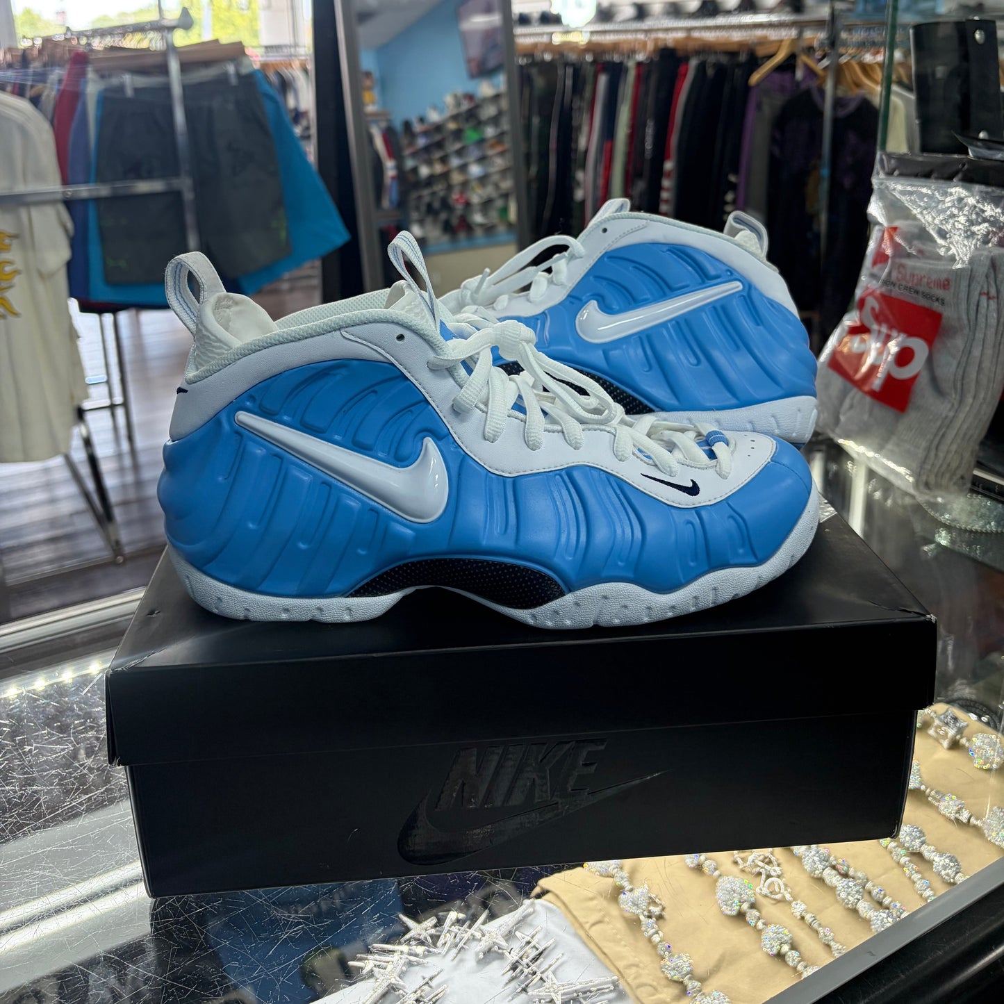 Nike Air Foamposite Pro University Blue (Pre Owned)