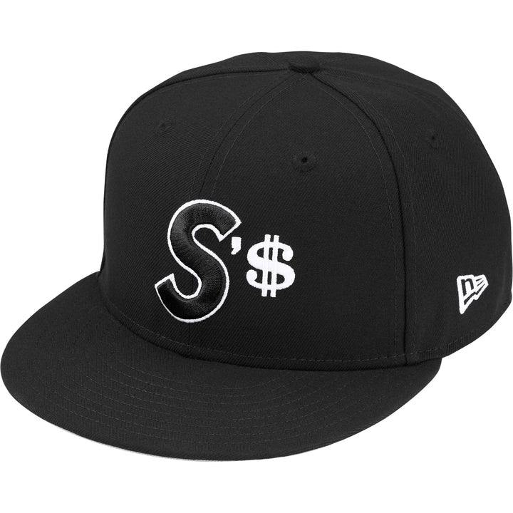 Supreme Money S Logo New Era Fitted Cap Black