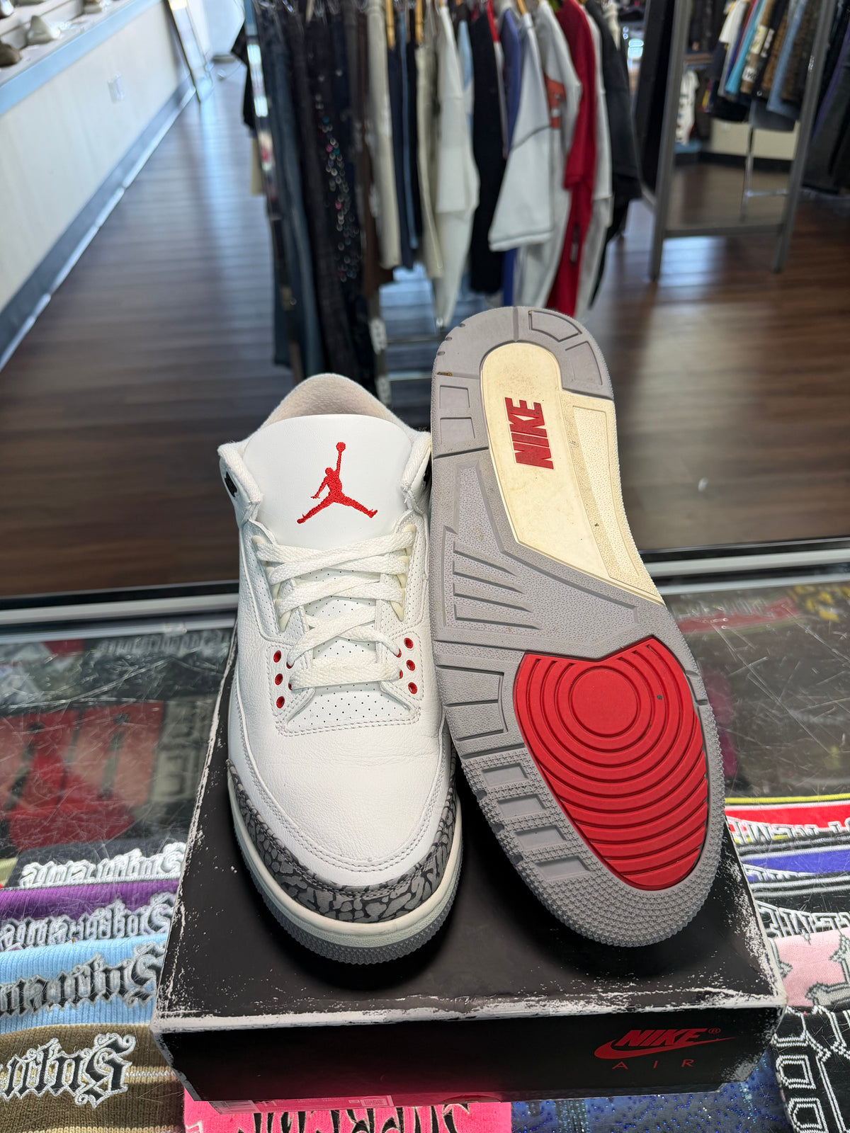 Jordan 3 White Cement Reimagined (Pre Owned)