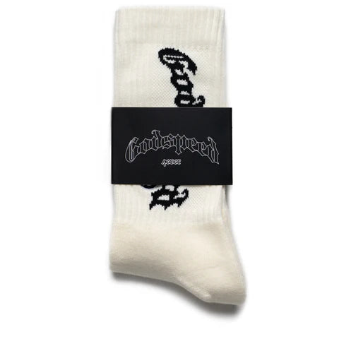 Godspeed New York OG Logo Socks White/Black