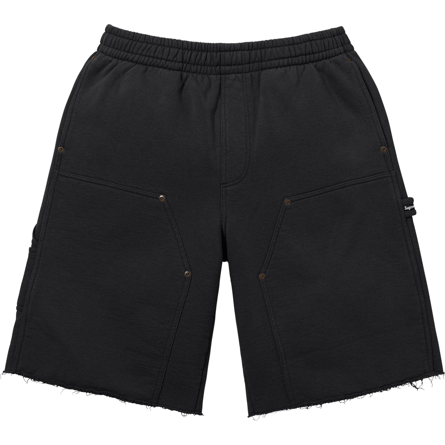 Supreme Double Knee Painter Sweat short Black