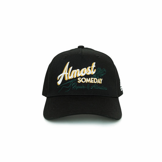 Almost Someday Storefront Snapback Hat Black