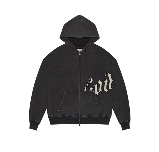Godspeed OG Logo Sweatshirt V2 Black Washed