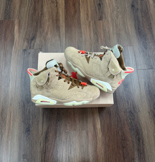 Jordan 6 Travis Scott British Khaki (Pre Owned)