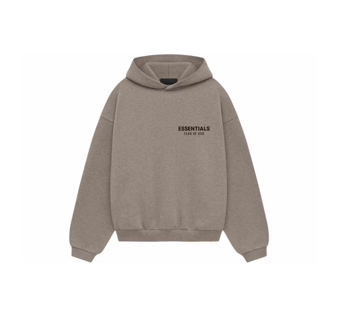 Fear Of God Essentials Fleece Hoodie Heather Grey