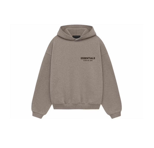 Fear Of God Essentials Fleece Hoodie Heather Grey