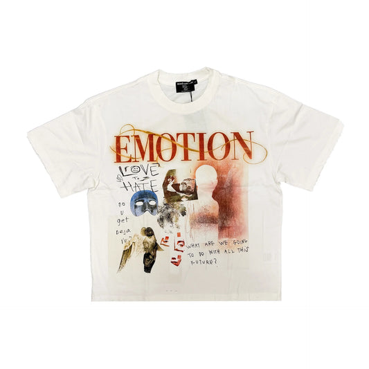 Mixed Emotion Deja Vu Tee White
