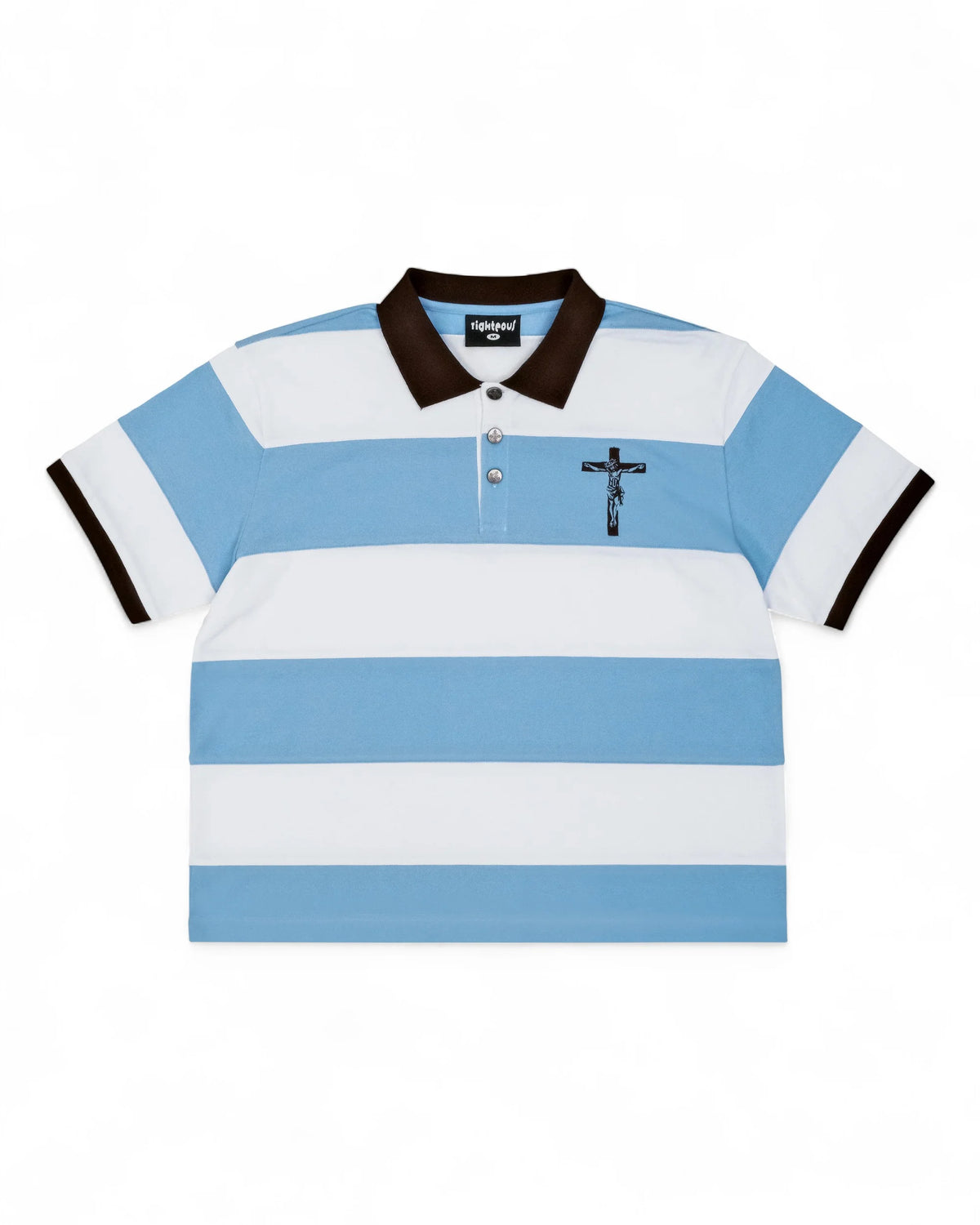 We Are Righteous Sacrifice Polo Blue