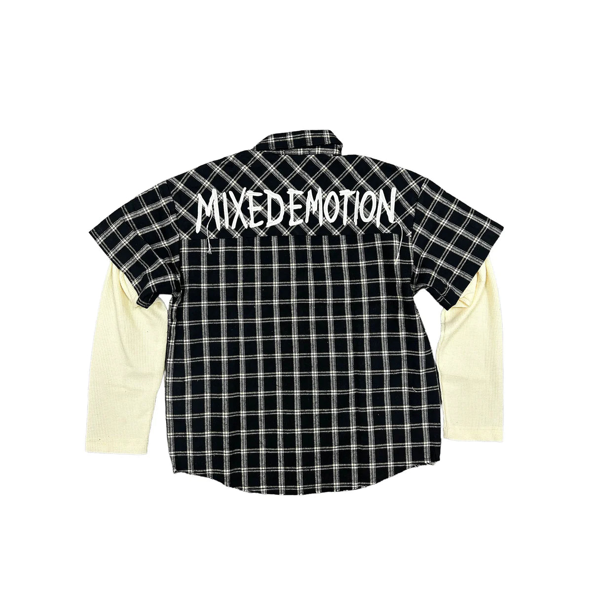 Mixed Emotion Dreams Flannel Black