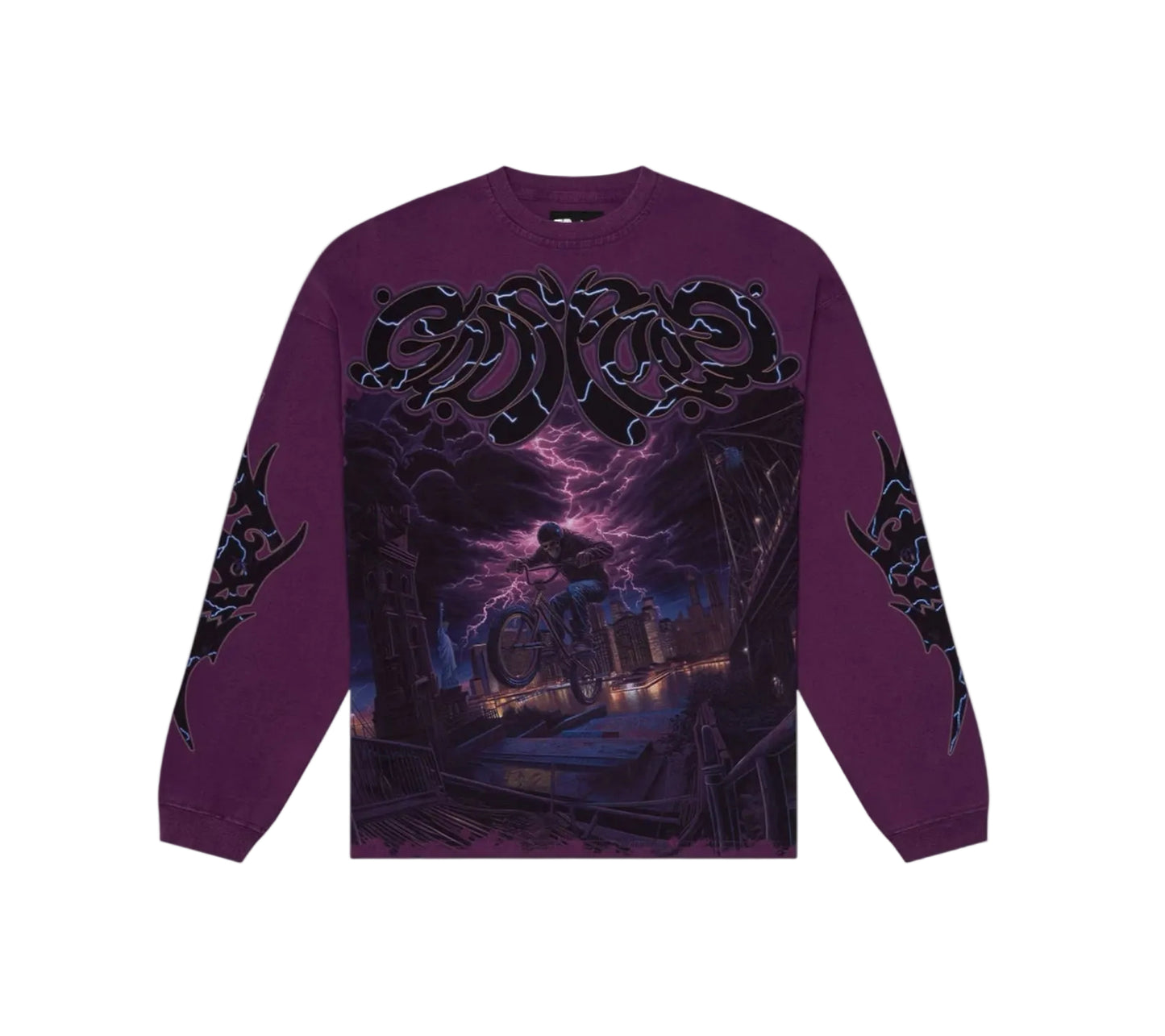 Godspeed B.M.X LS Tee Purple