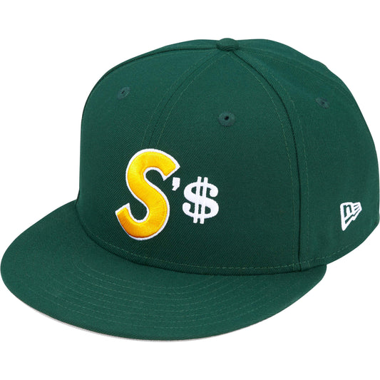 Supreme Money S Logo New Era Fitted Cap Green