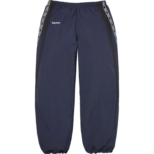 Supreme Logo Taping Track Pant Navy
