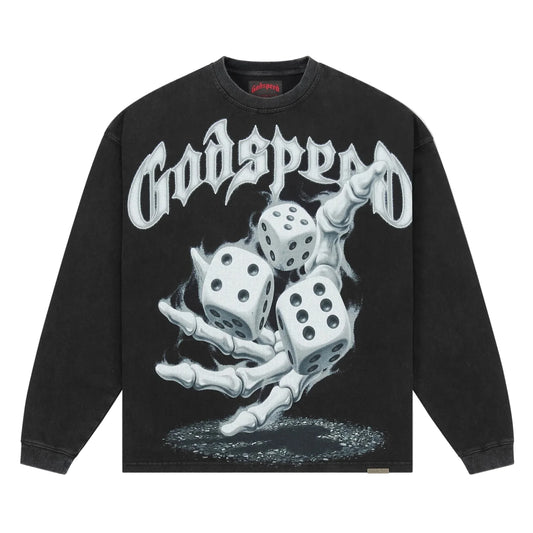Godspeed No Risk, No Rewards L/S Tee Black