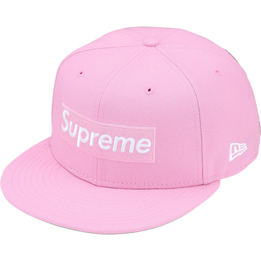 Supreme Rings Box Logo New Era 59Fifty Fitted Hat Pink