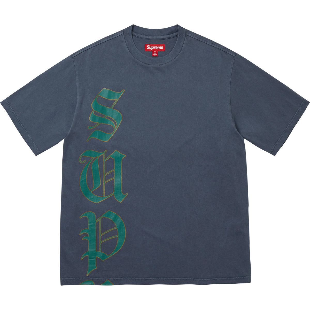 Supreme Cracked Vertical S/S Top Navy