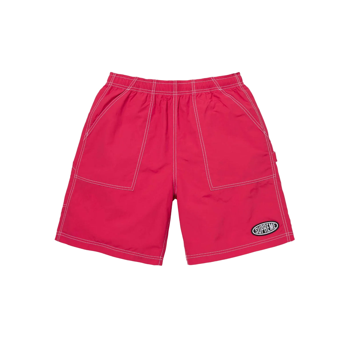 Supreme Nylon Painter Short Magenta