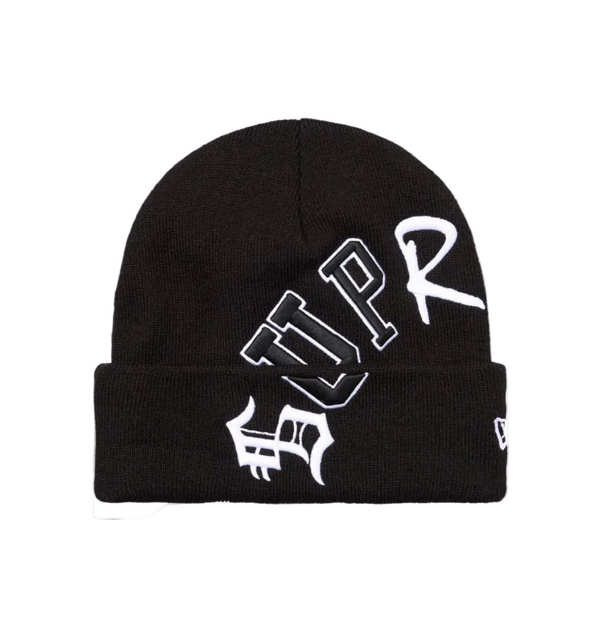 Supreme New Era Arc Beanie Black