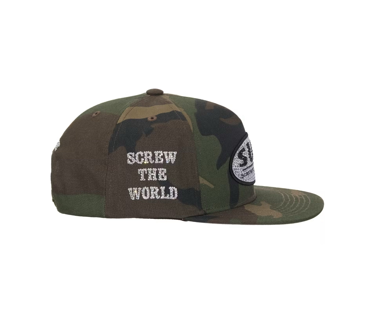 Supreme DJ Screw SUC 5- Panel Woodland Camo