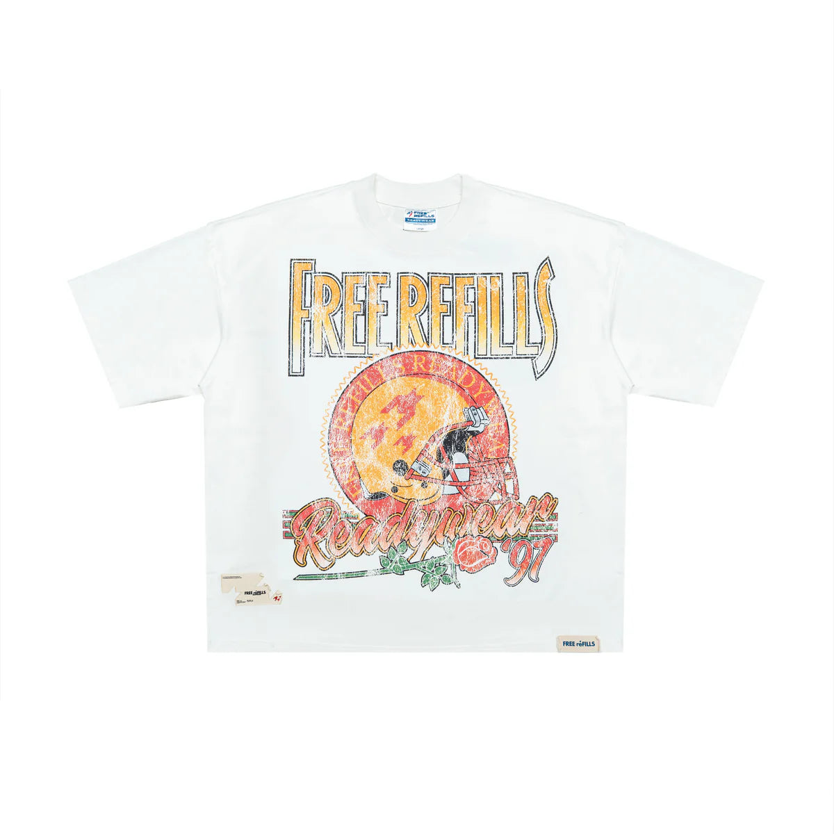Free Refills Rose Bowl Tee Off White