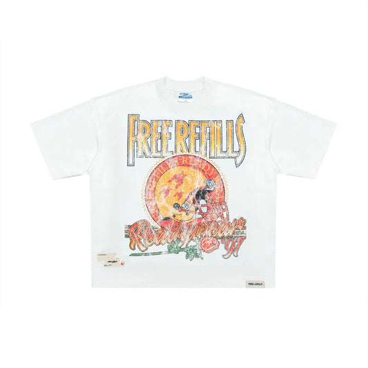 Free Refills Rose Bowl Tee Off White