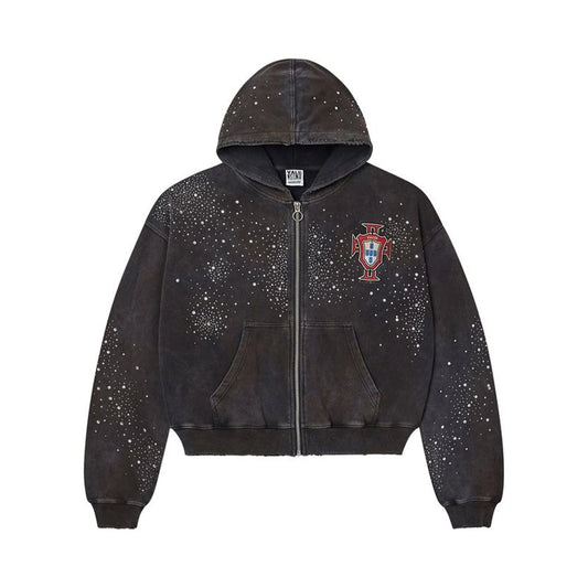 Vale Forever Pluto Cluster Zip Up Black