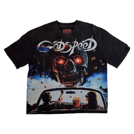 Godspeed Drive In Tee Black Wash