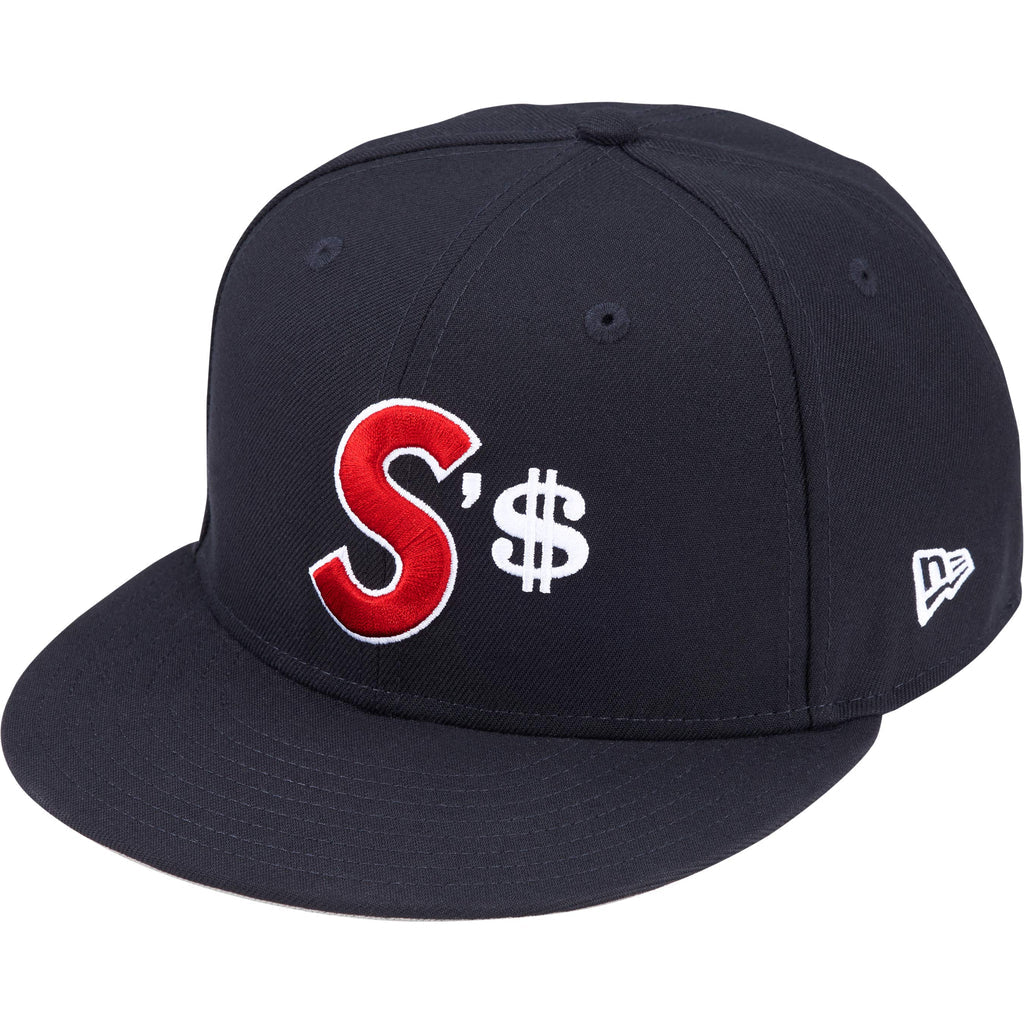 Supreme Money S Logo New Era Fitted Cap Navy