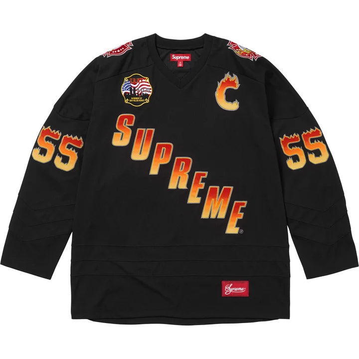 Supreme FDNY Hockey Jersey Black