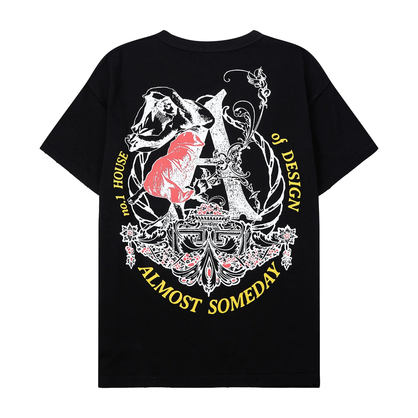 Almost Someday House of Design Tee Sun Fade Black