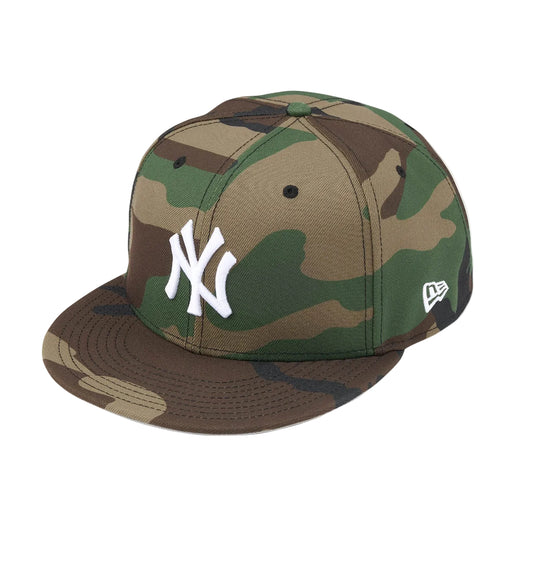 Supreme New York Yankees New Era Fitted Hat Woodland Camo