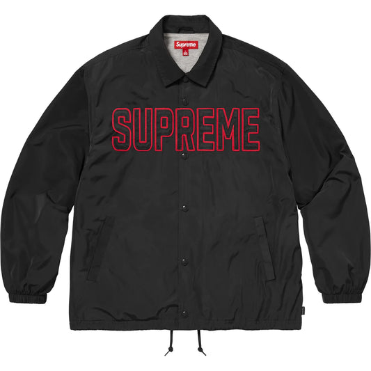 Supreme Spellout Coaches Jacket Black