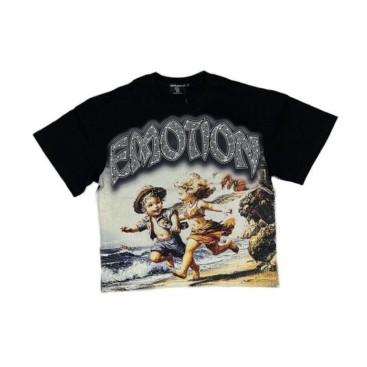 Mixed Emotion Seaside Tee Black