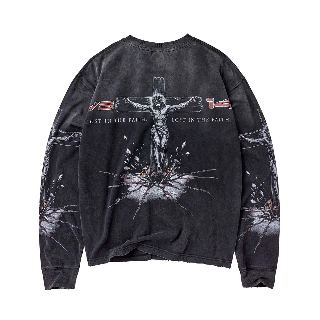 Vale Forever Concrete Cross LS Black
