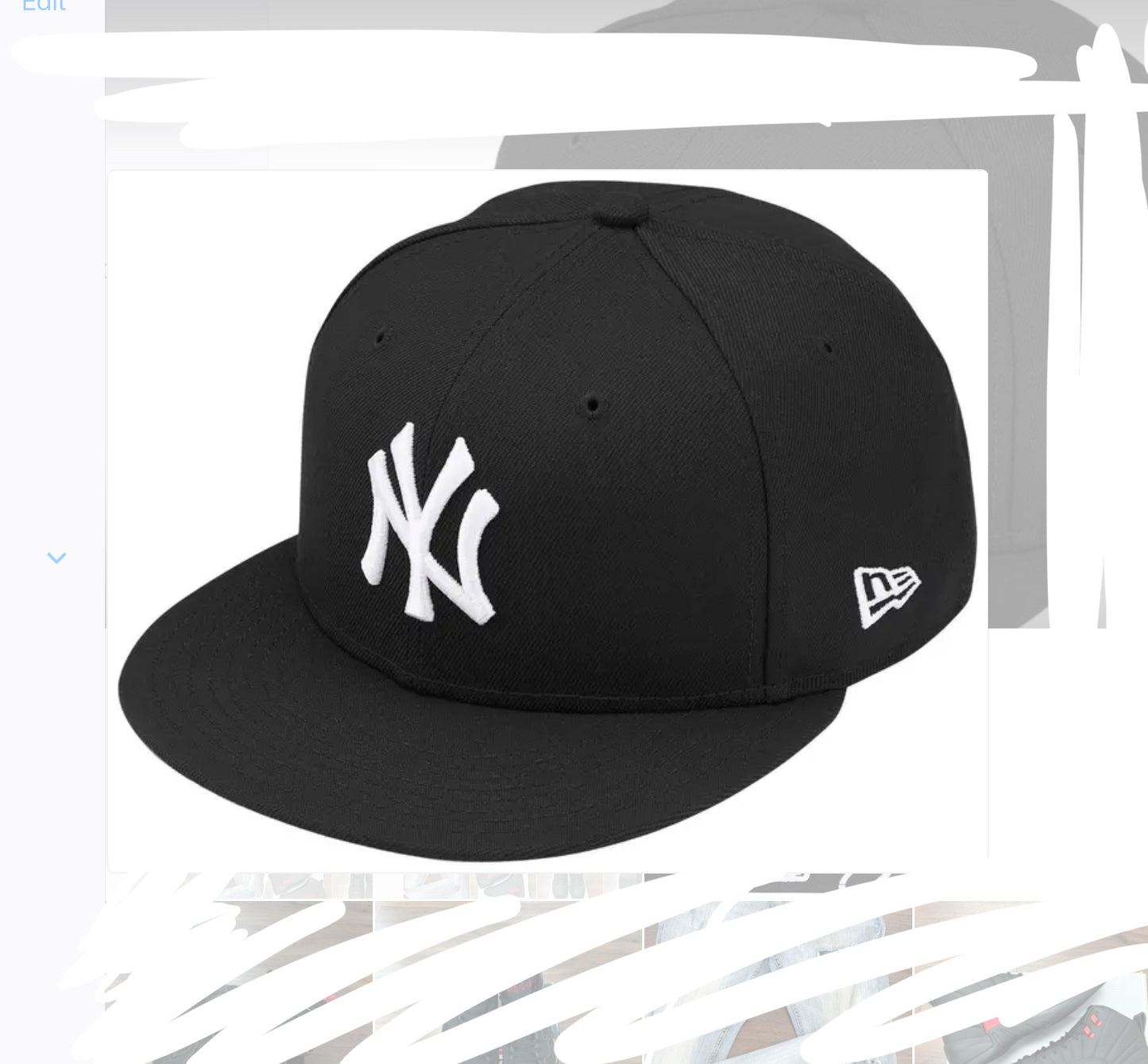 Supreme New York Yankees New Era Fitted Hat Black