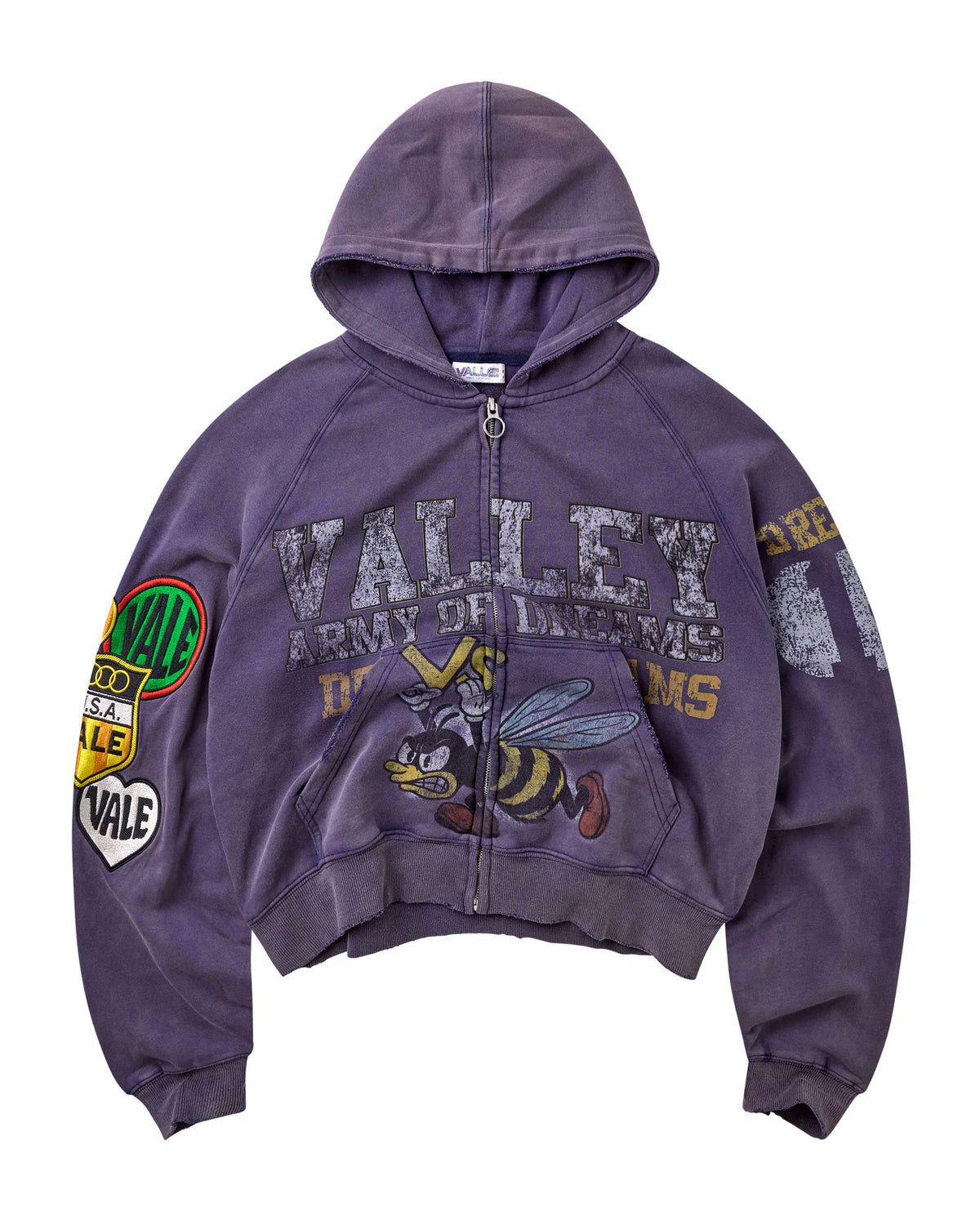 Vale Forever Army Zip Up Navy