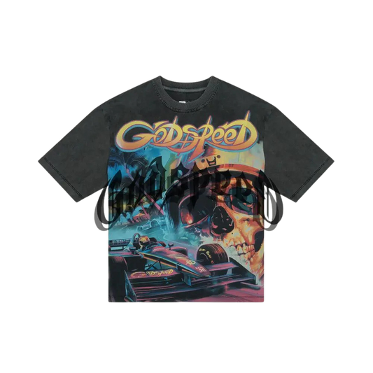 Godspeed F1 Dreams Tee Grey Wash