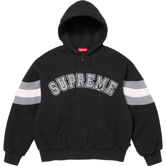 Supreme Filled Zip Up Hooded Sweatshirt Black