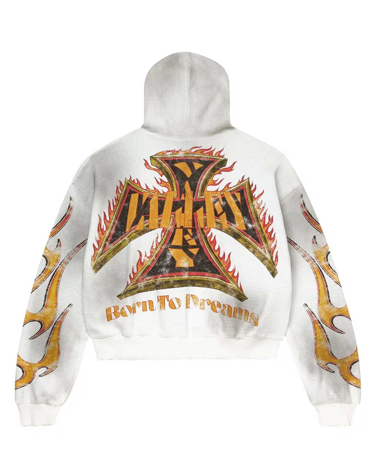 Vale Forever Reborn Waffle Zip Up Hoodie