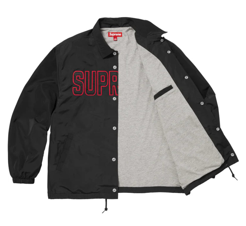 Supreme Spellout Coaches Jacket Black
