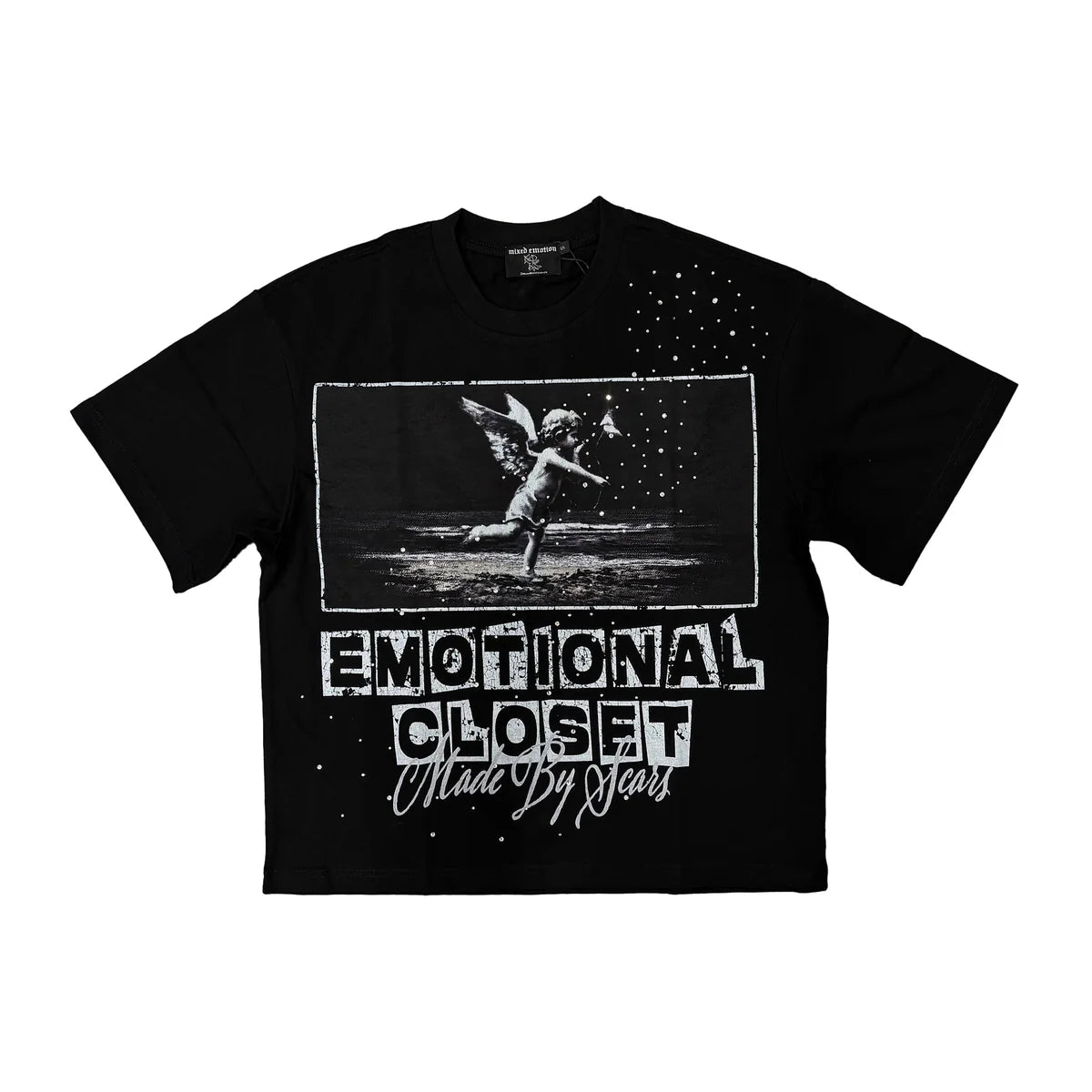 Mixed Emotion Black Scar Tee